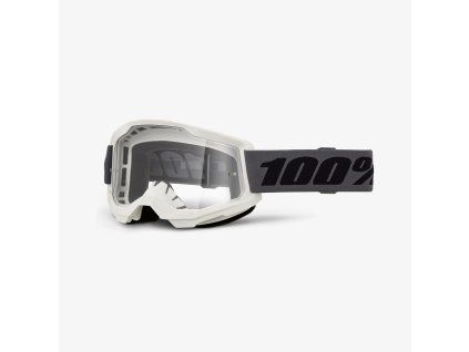 100 procent gogle strata 2 grey clear lens kol