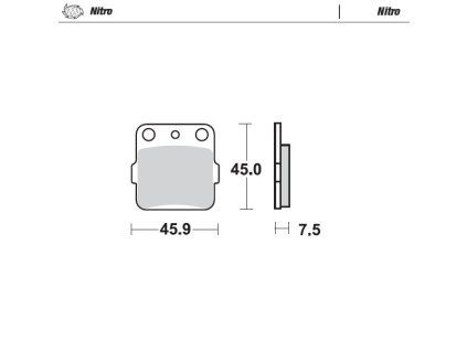 moto master klocki hamulcowe kh84 sinter metal end