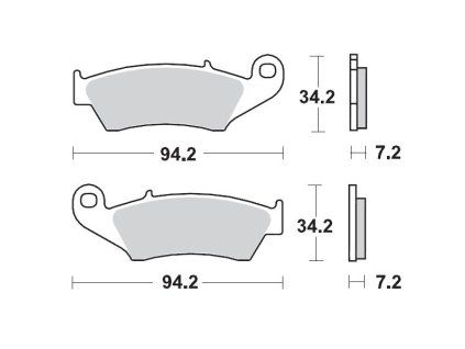 moto master klocki hamulcowe kh185 kh389 sinter