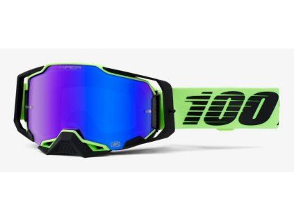 100 procent gogle model armega uruma mirror blue