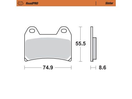 moto master klocki hamulcowe kh244 roadpro sinter