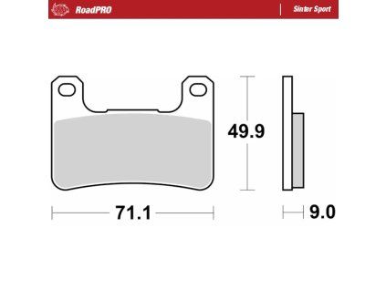 moto master klocki hamulcowe kh244 roadpro sinter