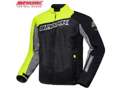 panska textilni moto bunda spark montauk fluo