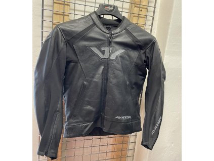 Moto bunda AYRTON kožená (čierna,vel.M)