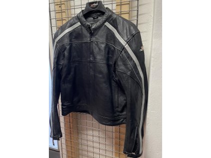 Moto bunda NAJIMI kožená (čierna,vel.3XL)