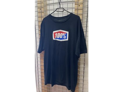 Pánske tričko s krátkym rukávom 100% Official (čierna,vel.2XL)