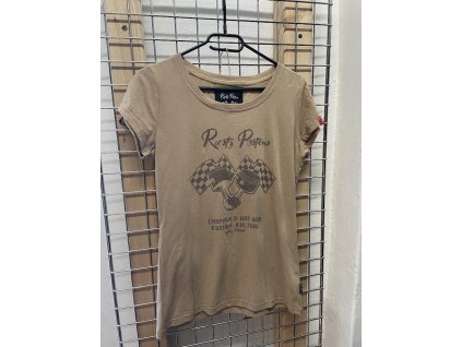 Tričko dámske RUSTY PISTONS (hnedé,vel.L)