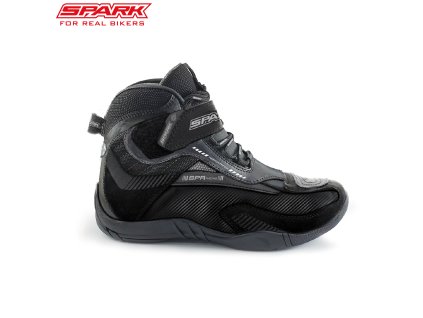 panske cestovne moto topanky spark urban cierne