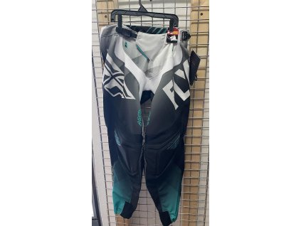 Motokrosové nohavice FLY RACING LITE Farba(čierna/tyrkysová,vel.32)