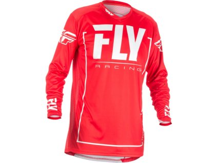 motokrosovy dres fly racing lite 2018 usa cerveno bily 25944