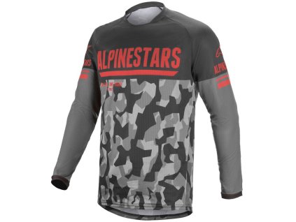 dres venture r alpinestars seda camo cervena fluo cerna 2022