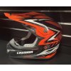 Motokrosová prilba Cassida Cross Cup (čierna/červená/biela,vel.S)