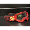 Motocrossové okuliare 100% Accuri 2 Cobra (červené)