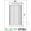 Olejový filtr HIFLO HF564