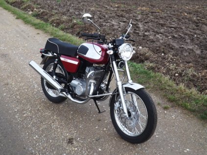 JAWA 350/640 - RETRO 634, vínová