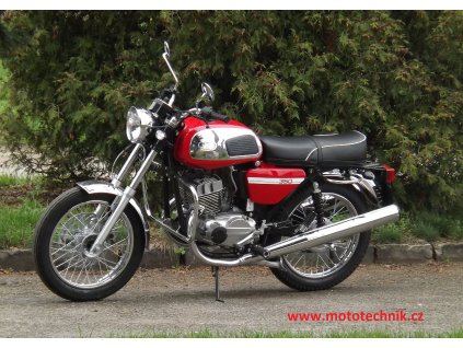JAWA 350/640 - RETRO 634, červená renó