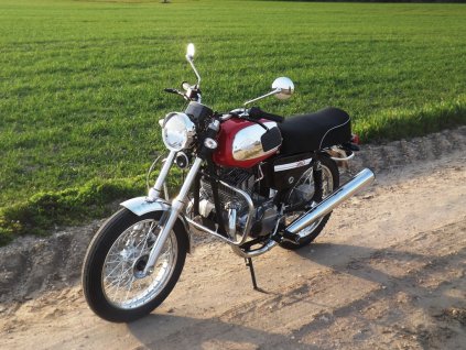 JAWA 350/640 - RETRO 634, černo-červená