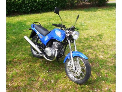 JAWA 350/640 de LUXE - modrá