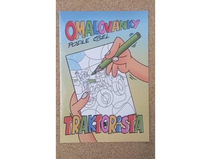 Omalovánky podle čísel - Traktorista