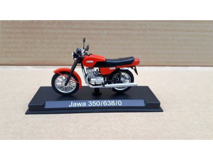 Model Jawa 350/638 + časopis s plakátem