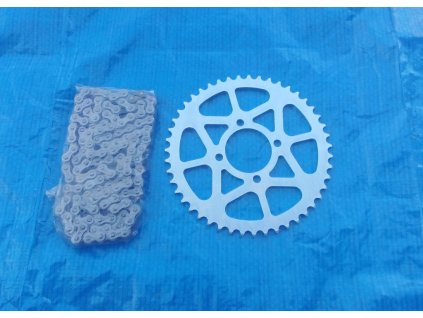 Talíř rozety 47 z. + řetěz Korado MPK