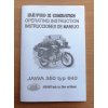 Návod k obsluze Jawa 350/640