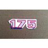 Aufkleber „175“