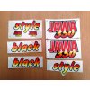 Samolepky Jawa 350/640 Black style