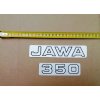 Samolepky Jawa + 350 - bílé