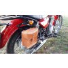 Boční nosiče (sada) Jawa 350/845 OHC + brašny, světle hnedé