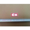 ČZ Sticker (rectangle) - small