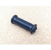 Front footpeg rubber round - black
