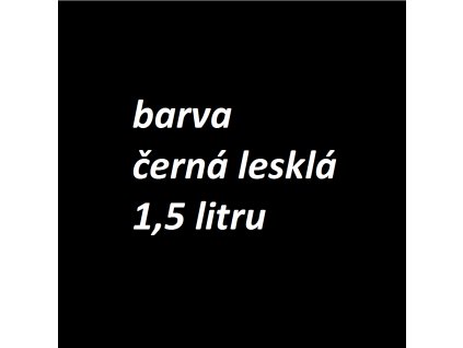 Barva - Čz Černá 1,5 litru MOBIHEL - (lesklá)