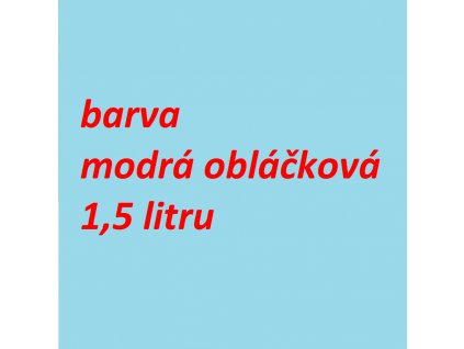 Barva - modrá obláčková na Jawa 550/555 1,5 litru MOBIHEL