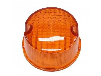 Sklo blikače Jawa 638 - oranžové