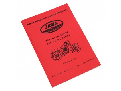 Katalog náhradních dílů Jawa 250/353, 350/354 - spínačka v masce