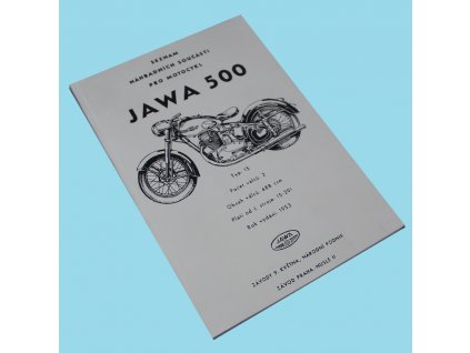 Katalog náhradních dílů Jawa 500 OHC - 00