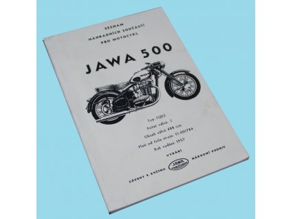 Katalog náhradních dílů Jawa 500 OHC - 02