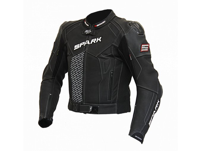 Pánská kožená moto bunda Spark ProComp, černá