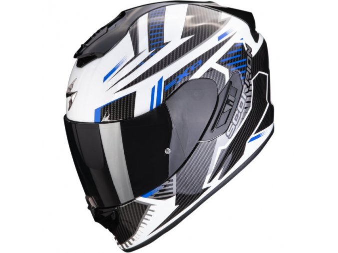 exo1400evo air shell white blue scorpion 1 w640