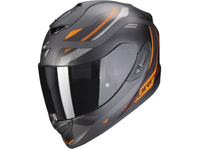 exo1400evo carbon air kydra matt black orange scorpion 1 w640 wm