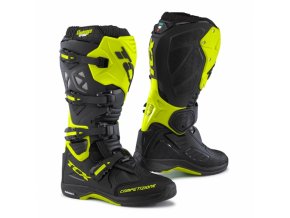 Moto boty TCX COMP EVO MICHELIN® černo/žluté fluo