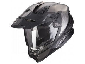 adf9000air trail matt black silver scorpion 1 w550 h550