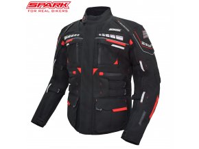 panska textilni moto bunda spark avenger evo black