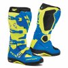 Moto boty TCX COMP EVO MICHELIN® royal blue/fluo yellow