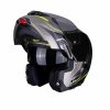 Moto přilba SCORPION EXO-3000 AIR CREED titanovo/černo/žlutá neon