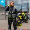 damska textilni moto bunda spark lady pacer fluo3