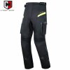 panske textilni moto kalhoty cyber gear foxtrot fluo