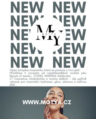 Vítejte v Motya! 💫 Přinášíme vám pečlivě vybranou korejskou kosmetiku pro zdravou, hydratovanou a zářivou pleť. Vybrali...