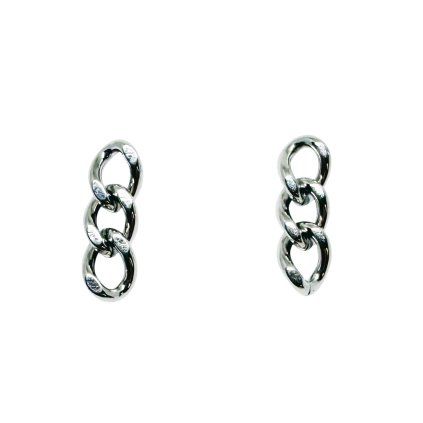 Dámské náušnice řetěz ocel